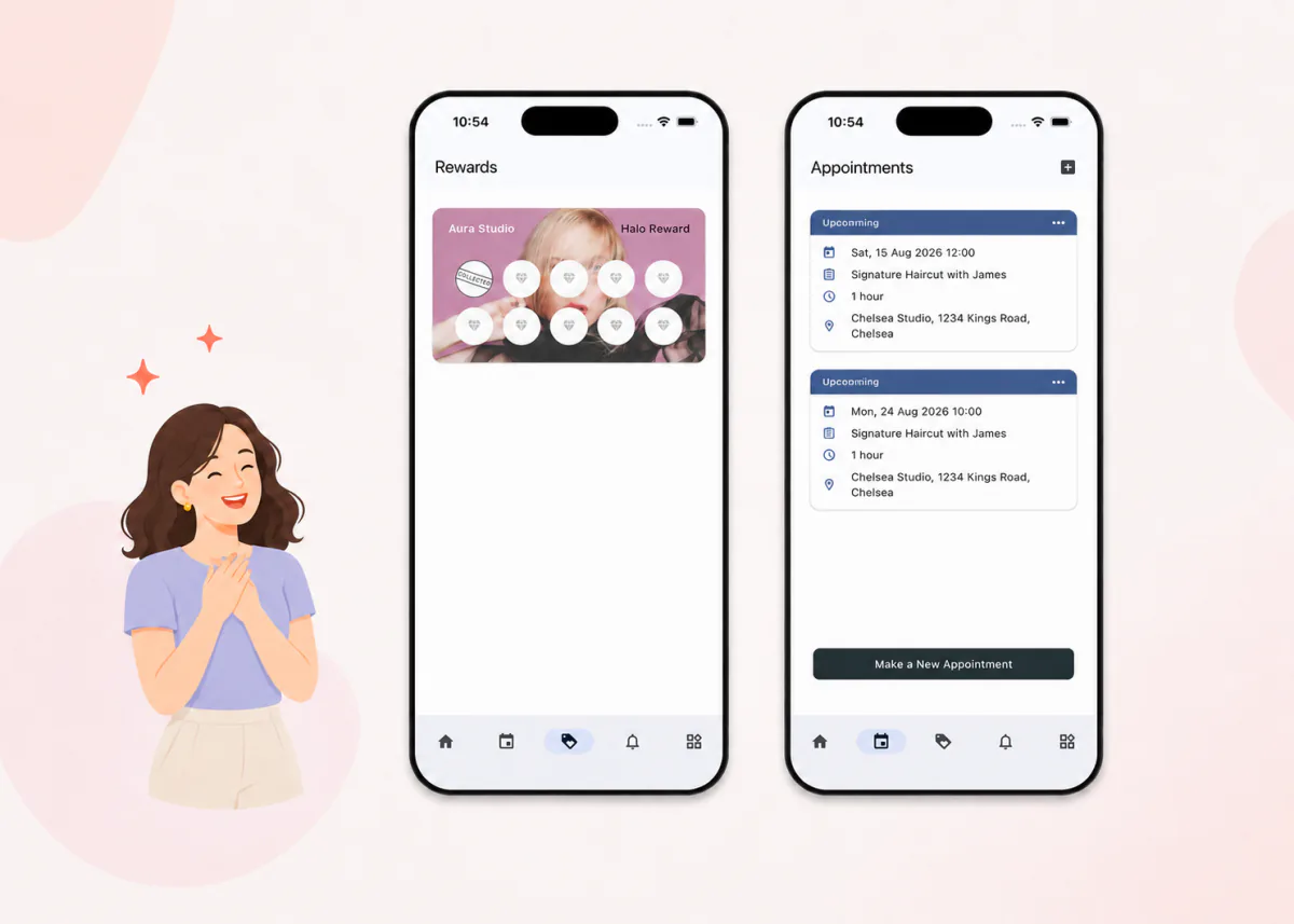 Managing bookings and earning loyalty rewards in Resvera